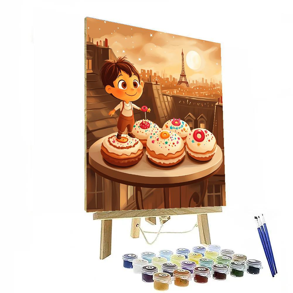 Remy Parisian Planet Pastry Parade paint by numbers
