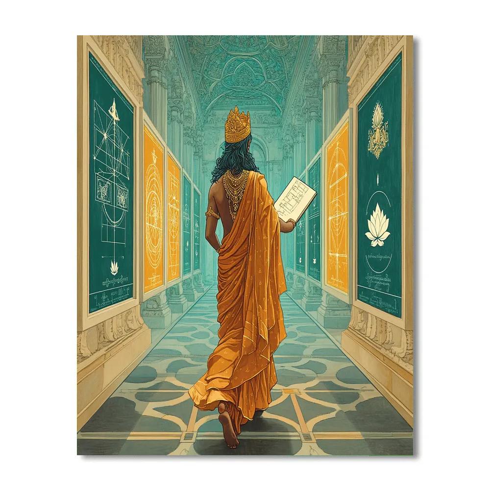 Brahma In A Museum Of Living Diagrams paint by color