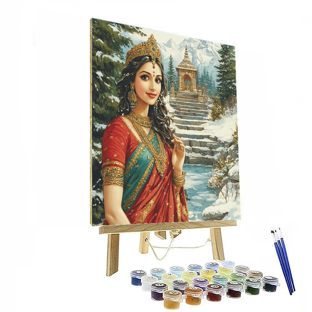 Parvati Mountain Sanctuary Blessing Paint by numbers kits