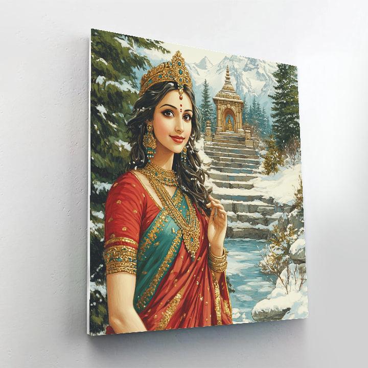 Parvati Mountain Sanctuary Blessing Paint by numbers kits