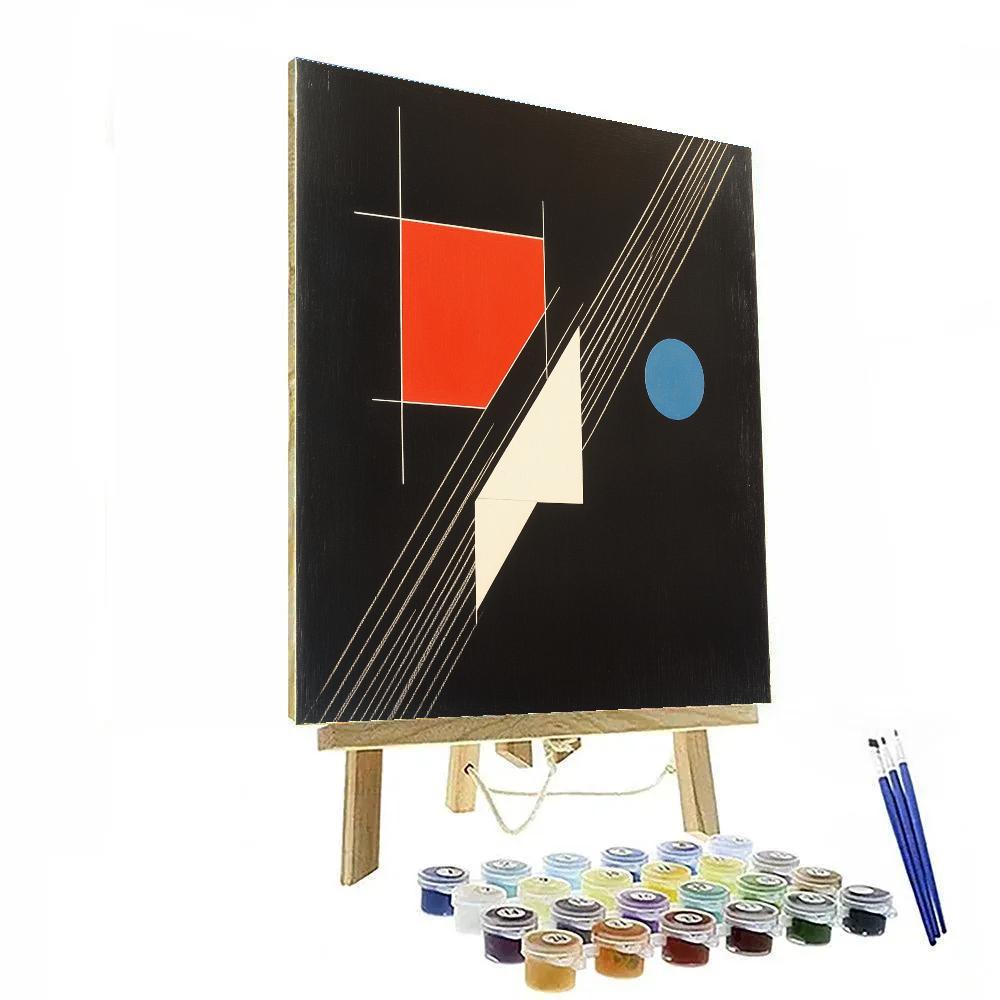 Kazimir Malevich Inspired Event Horizon Equilibrium Number painting