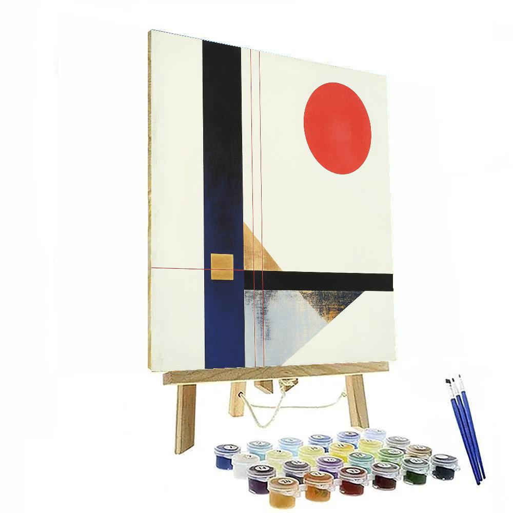 Kazimir Malevich Inspired Cosmic Microwave Afterglow Map paint by number