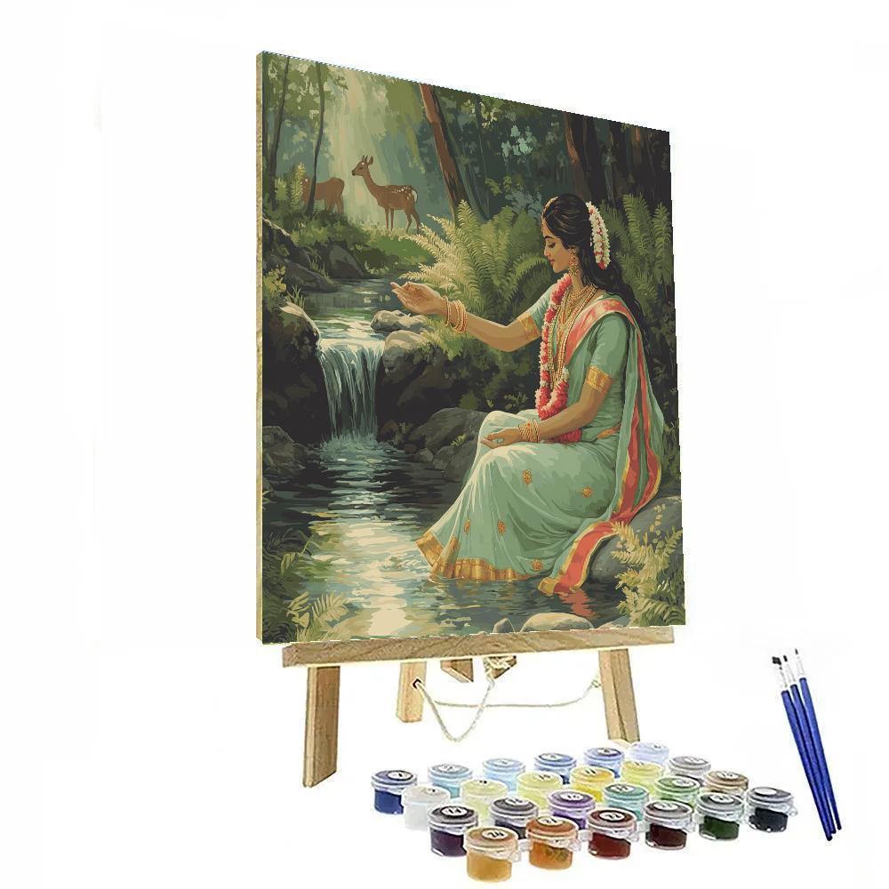 Forest Spring Parvati Healing Touch Paint by numbers kits