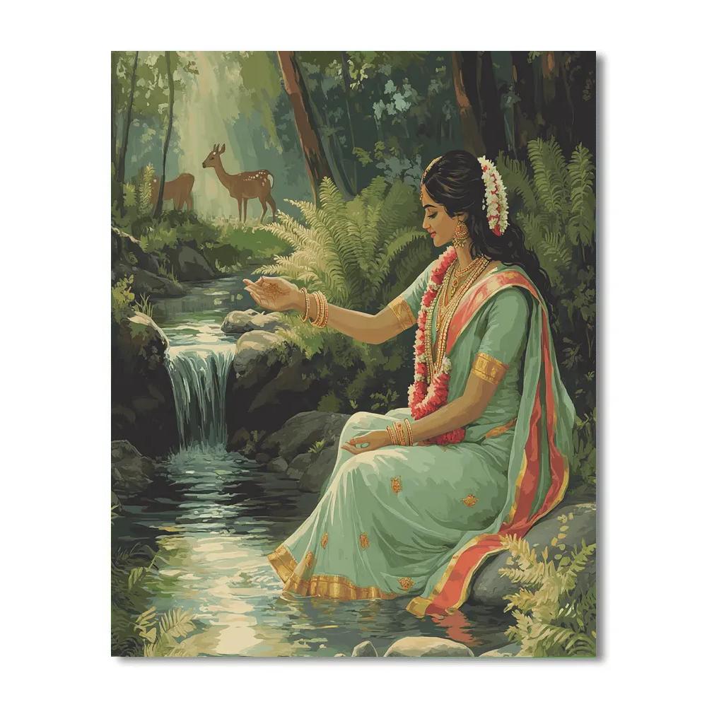 Forest Spring Parvati Healing Touch Paint by numbers kits