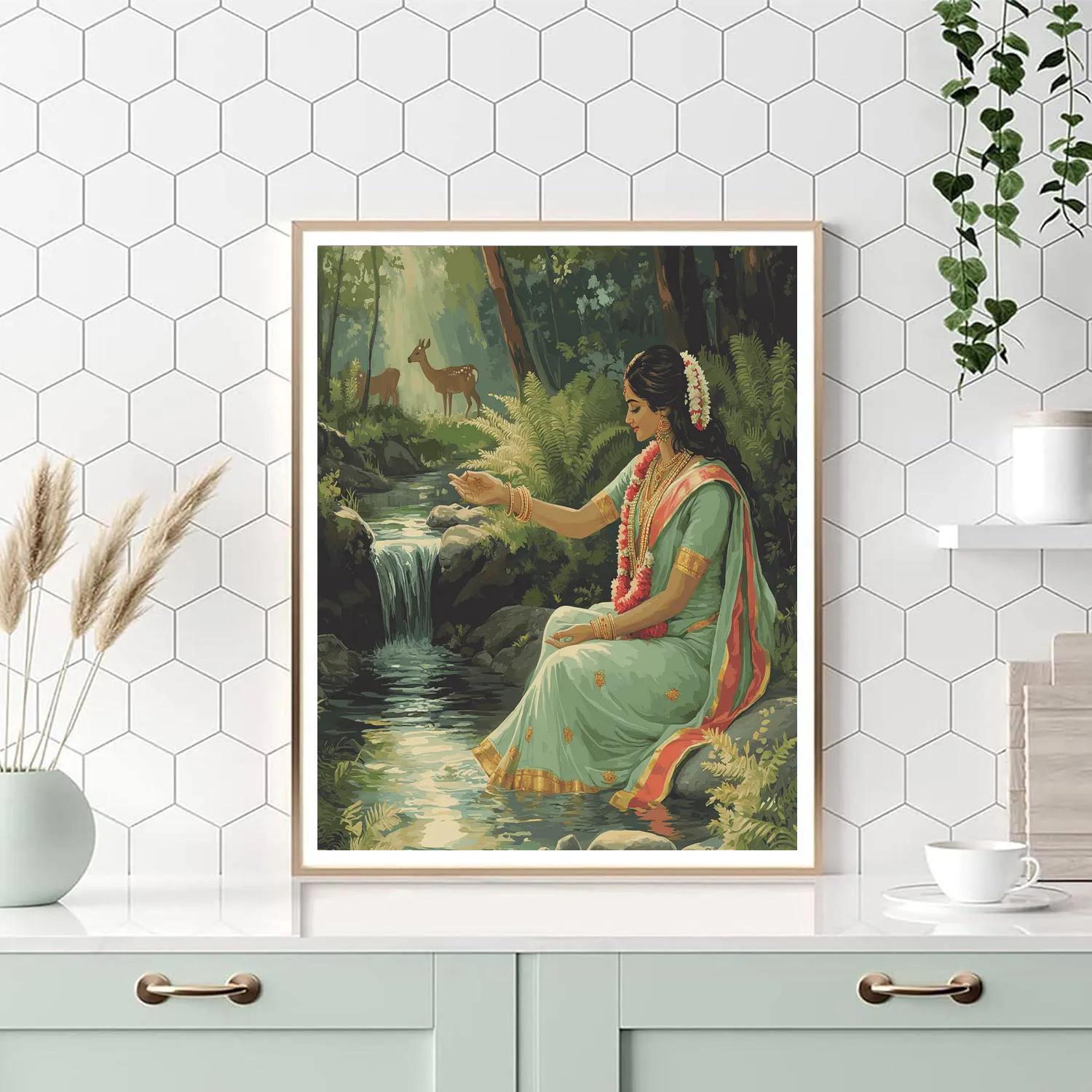 Forest Spring Parvati Healing Touch Paint by numbers kits