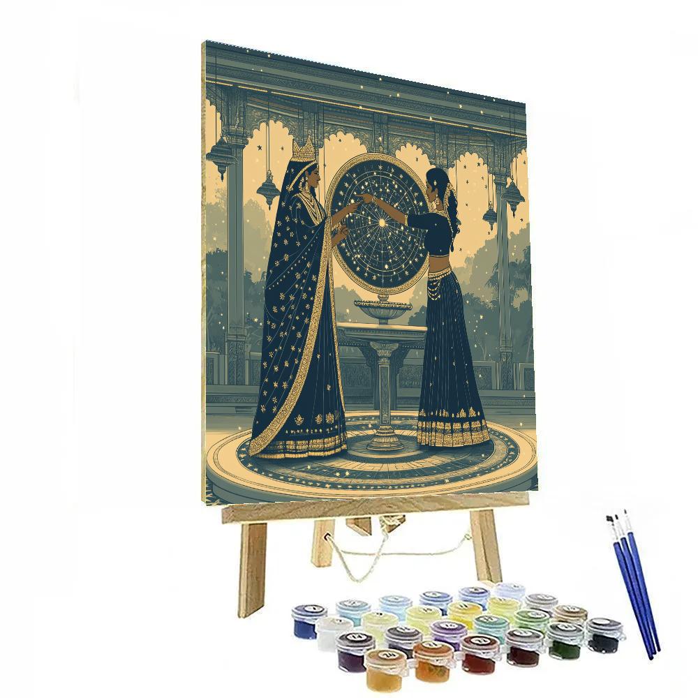 Star Map Pavilion With Parvati Guidance painting number kit