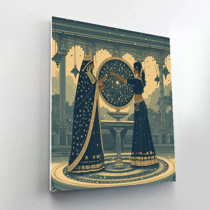 Star Map Pavilion With Parvati Guidance painting number kit