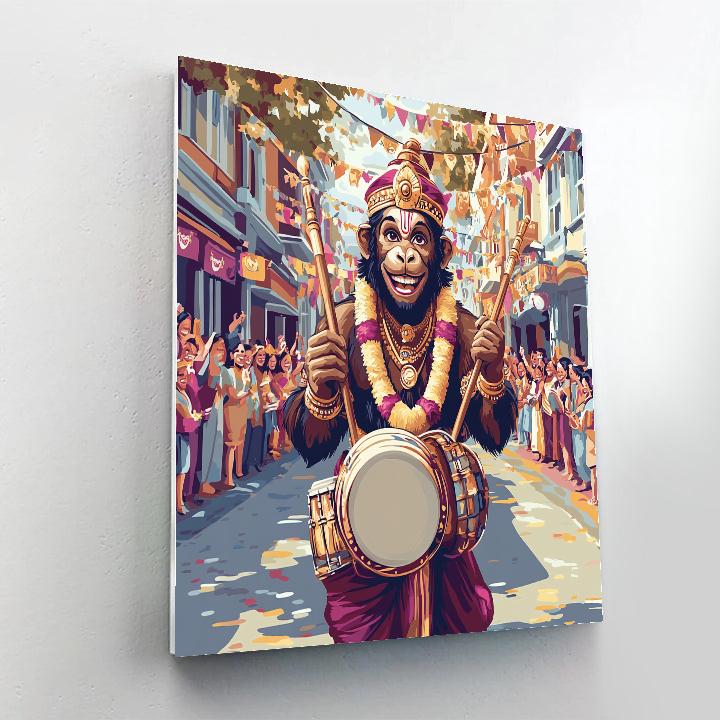 City Parade Drumline, Hanuman Rhythm Lead Numbered painting kits