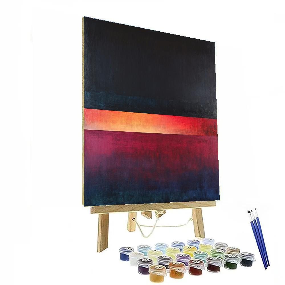 Mark Rothko Inspired Tidal Eclipse Quietude Paint by numbers art