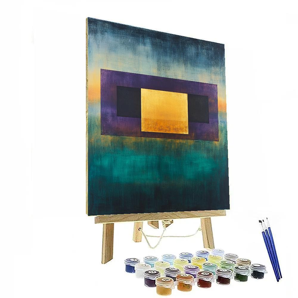 Mark Rothko Inspired Radiant Drift Of The Distant Nebulae DIY paint by numbers