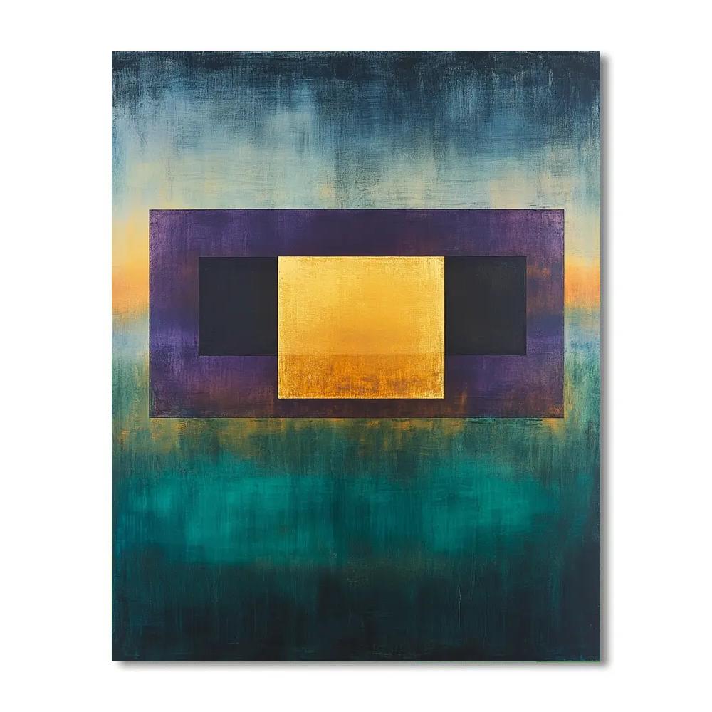 Mark Rothko Inspired Radiant Drift Of The Distant Nebulae DIY paint by numbers