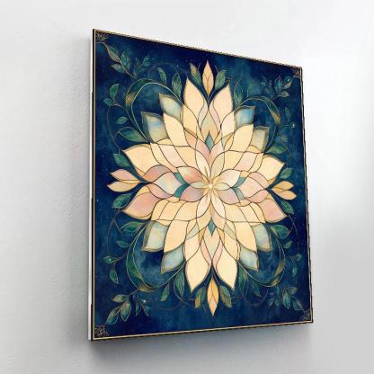 Alphonse Mucha Inspired Celestial Bloom Mandala Numbered painting kits