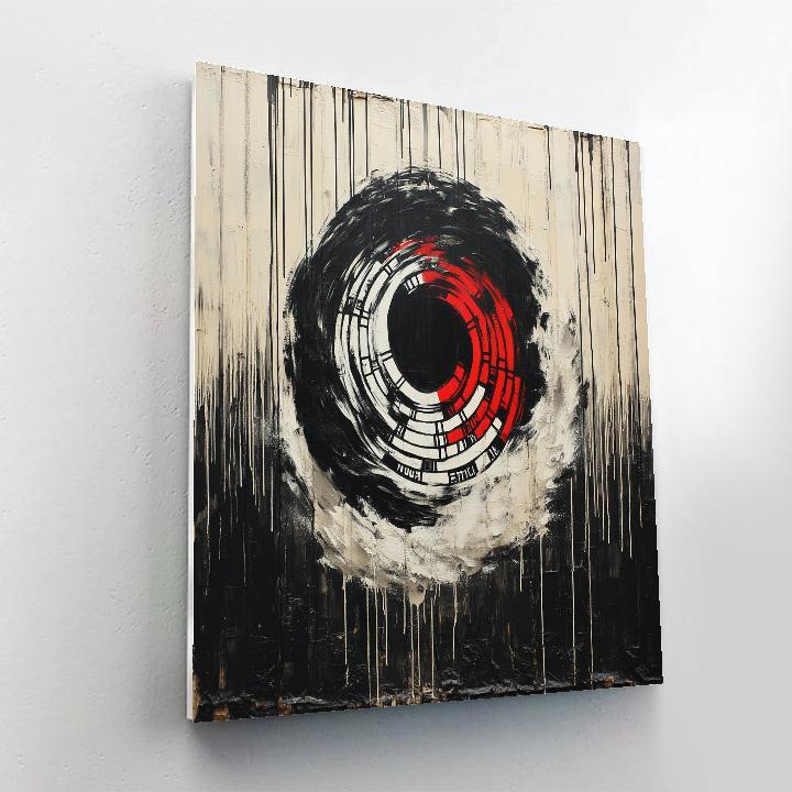 Banksy Inspired Silence Of The Barcode Nebula Paint by numbers art