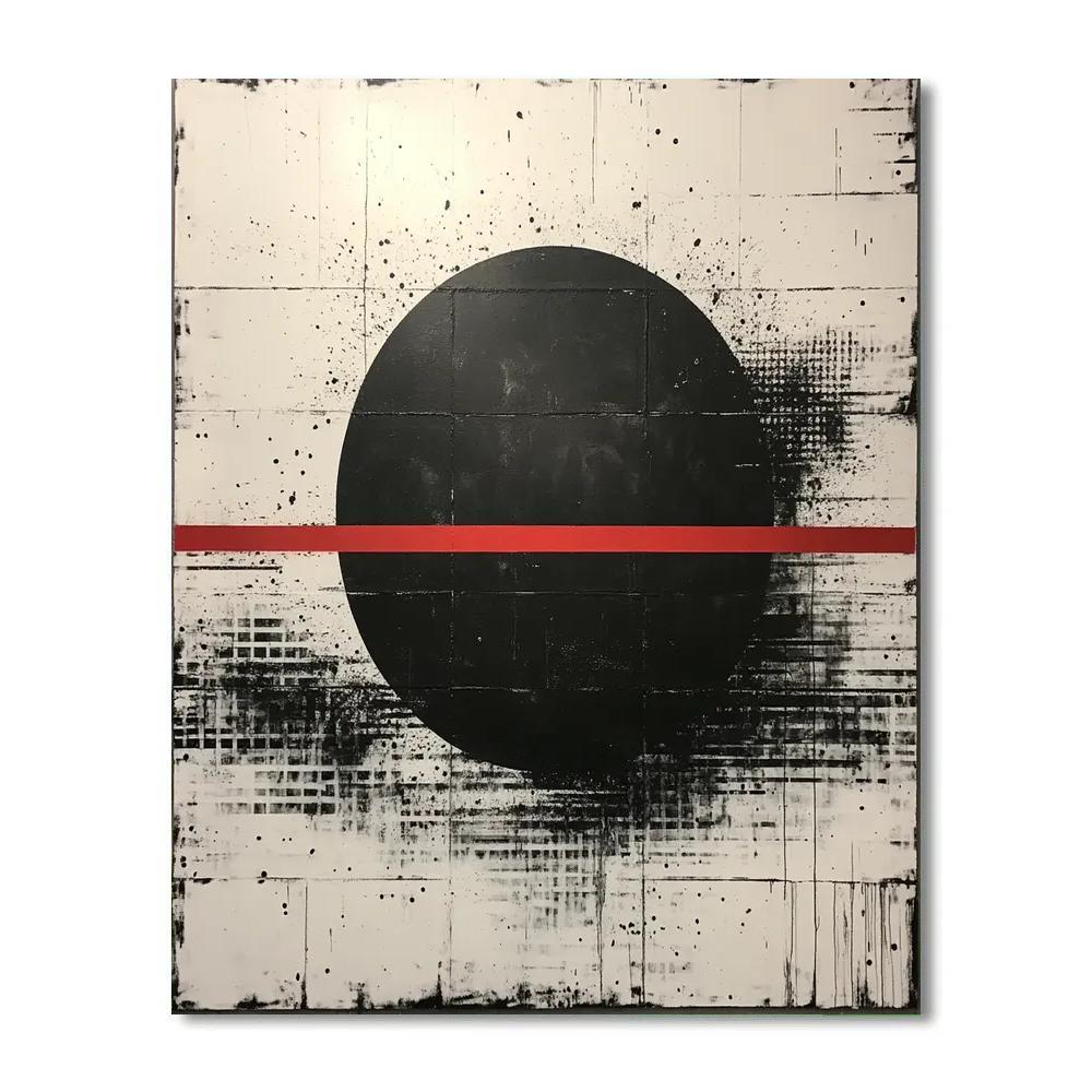 Banksy Inspired Redline Eclipse Of Truth Painting by numbers kit