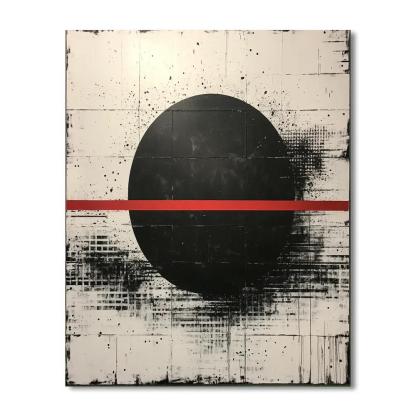 Banksy Inspired Redline Eclipse Of Truth Painting by numbers kit