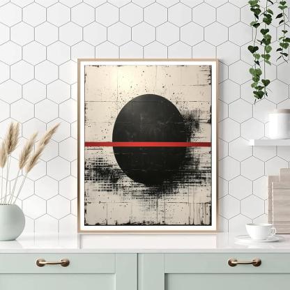 Banksy Inspired Redline Eclipse Of Truth Painting by numbers kit