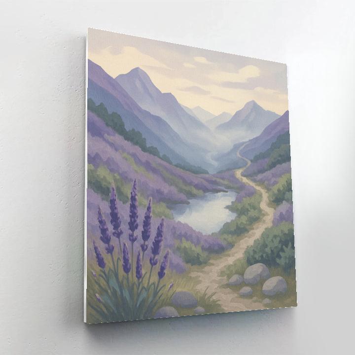 Foglit Lavender Ridge DIY paint by numbers