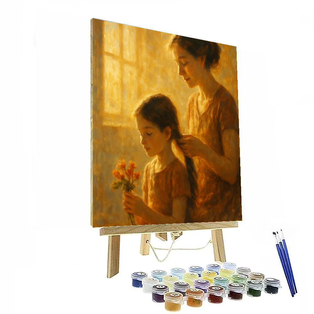 Sunrise Hair Braiding Promise Paint by numbers art
