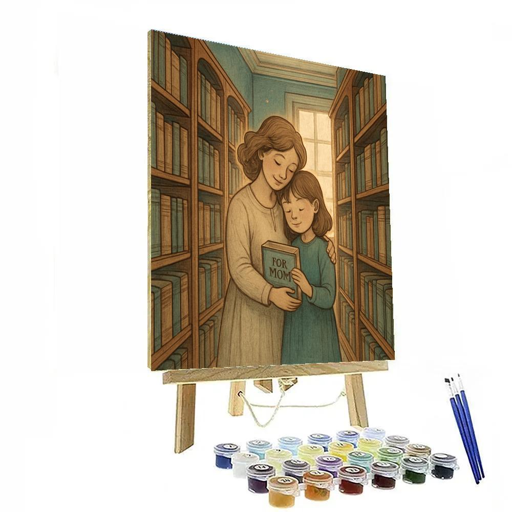 Library Whisper Hug painting number kit