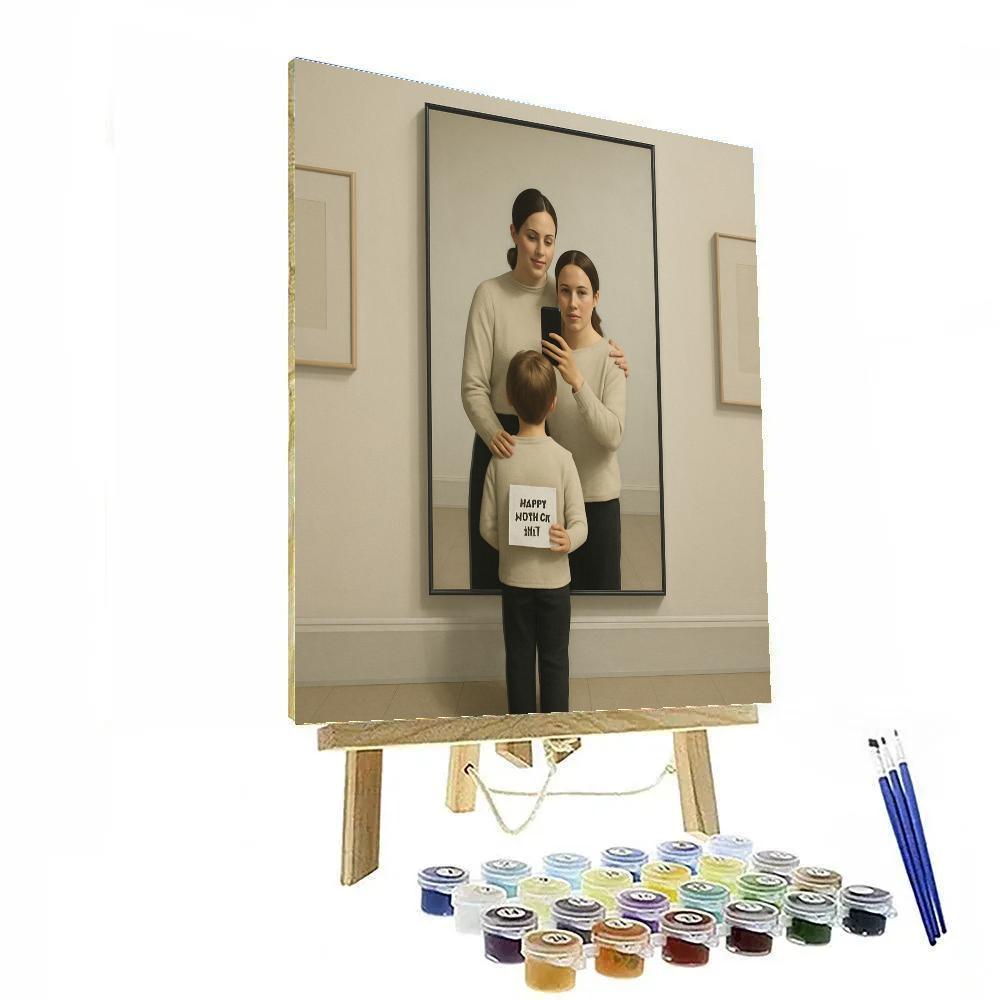 Museum Mirror Self Portrait Paint by numbers kits