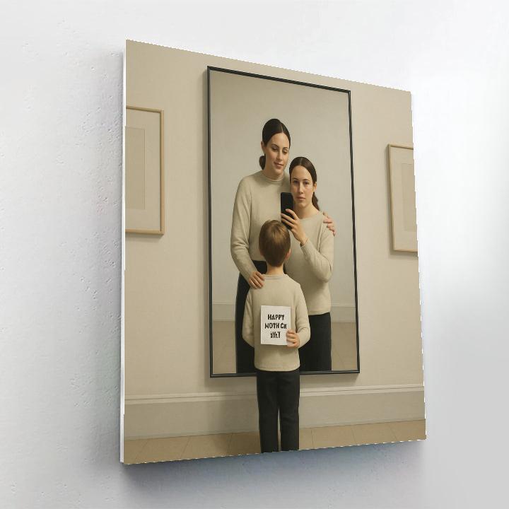 Museum Mirror Self Portrait Paint by numbers kits