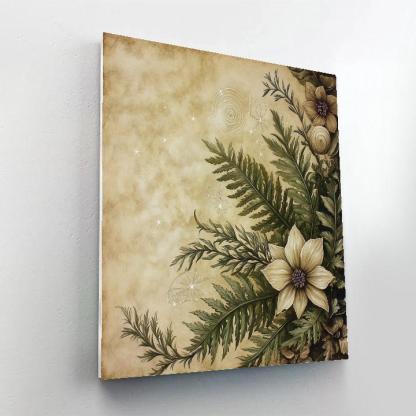 Leonardo Da Vinci Inspired Nebula Herbarium paint by number