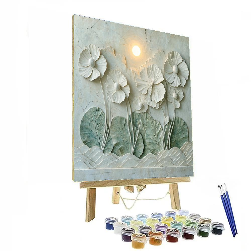 Michelangelo Inspired Eclipse Garden DIY paint by numbers