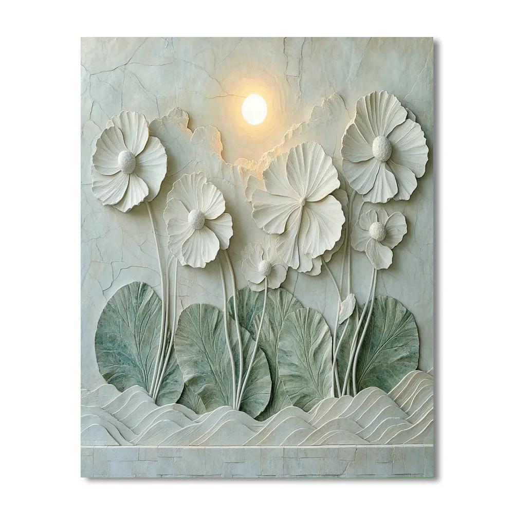 Michelangelo Inspired Eclipse Garden DIY paint by numbers