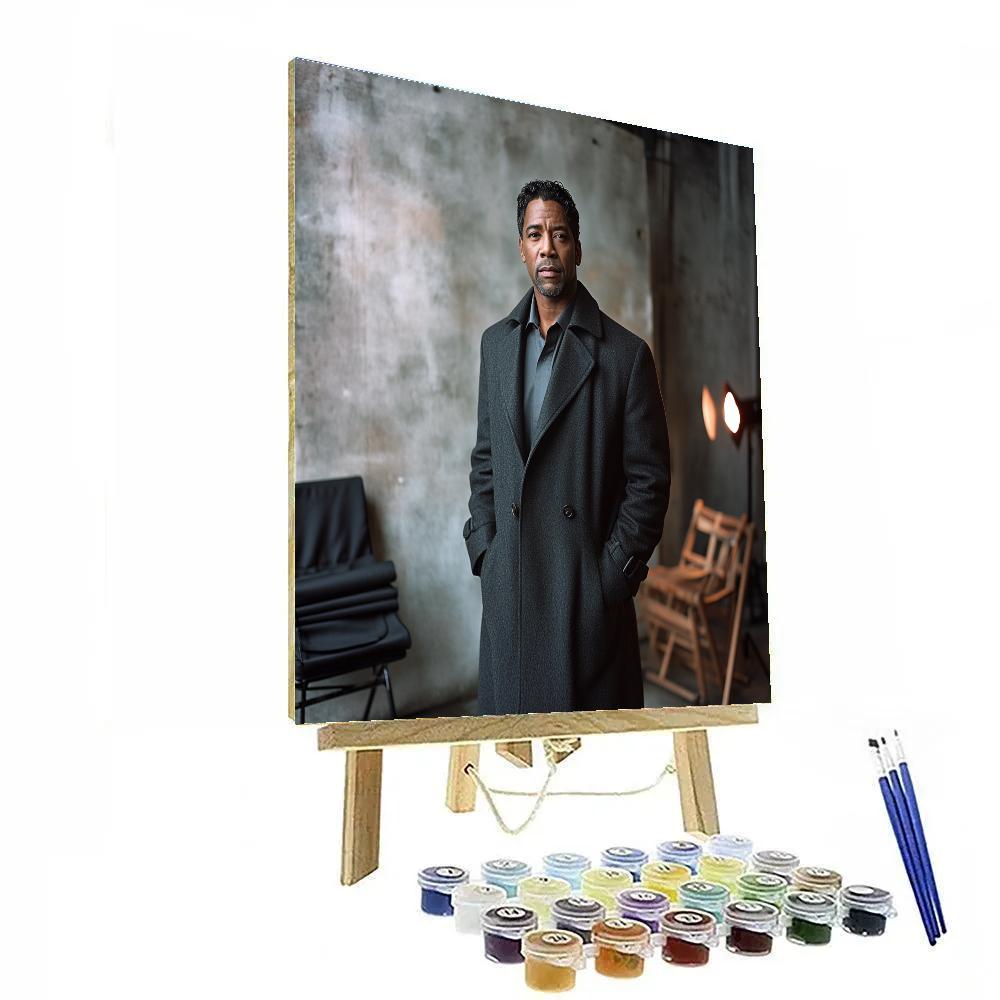 Denzel Washington The Steady Thunder Of A Leading Man paint by number