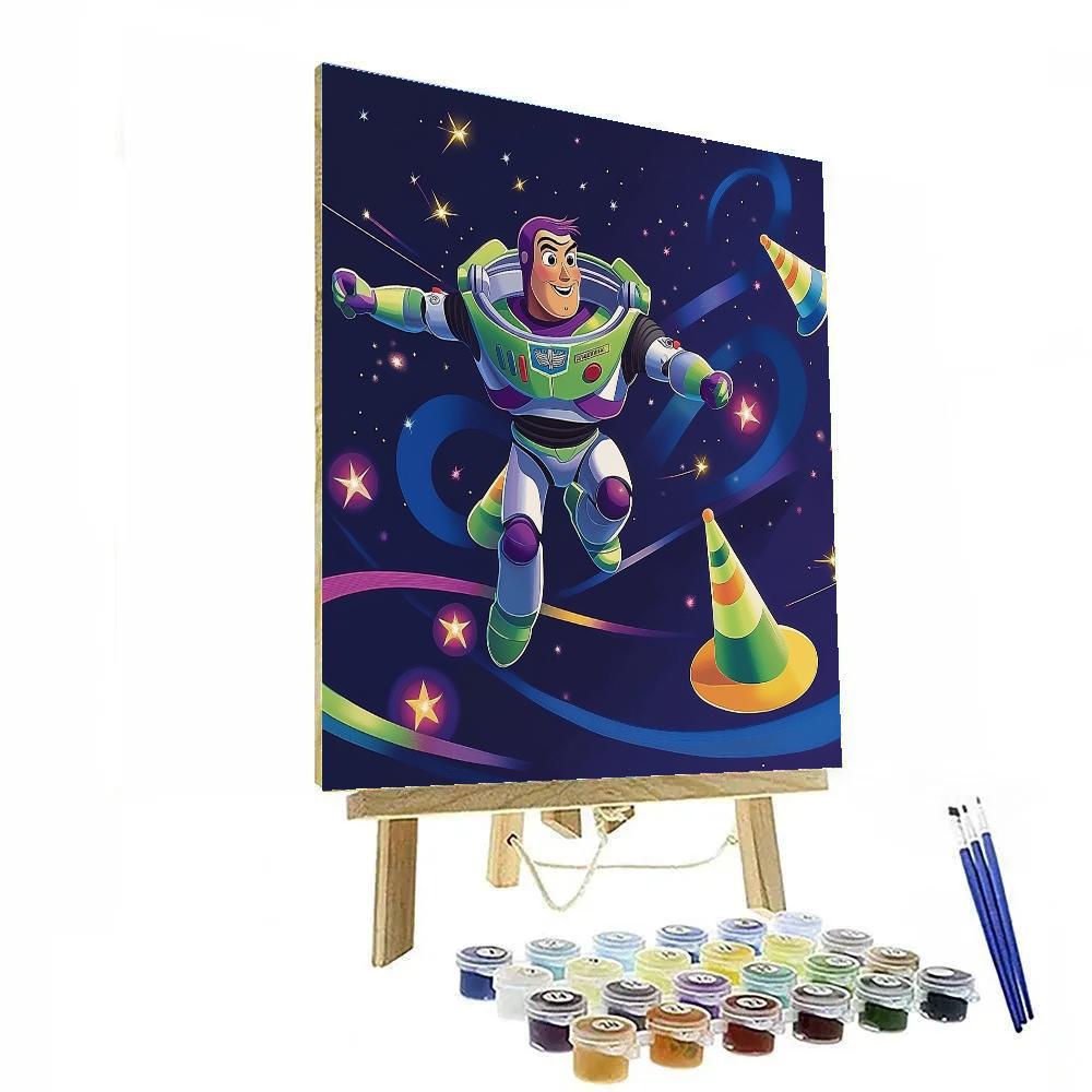 Buzz Lightyear Comet Training Course Painting by numbers kit