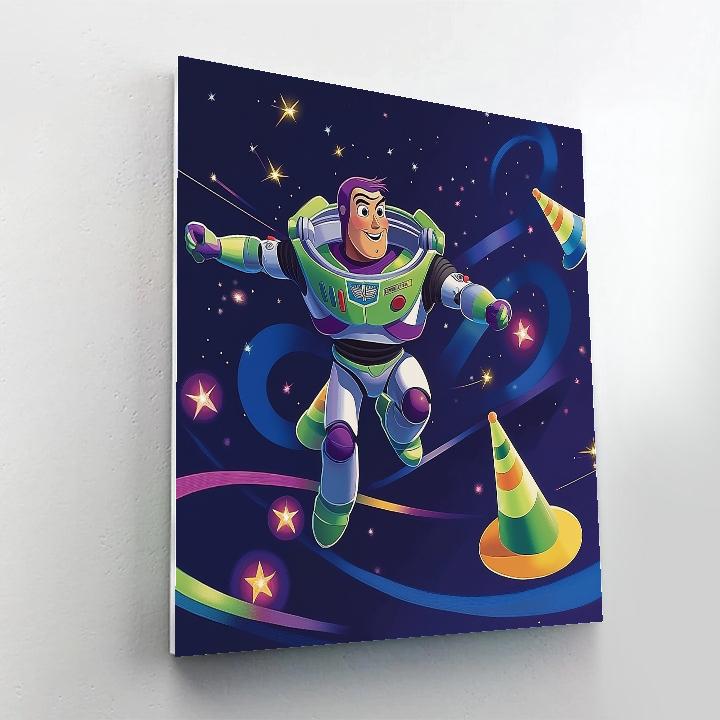 Buzz Lightyear Comet Training Course Painting by numbers kit