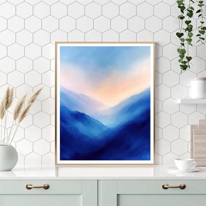 Edgar Degas Inspired Silence Of A Blue Hour Nebula Painting by numbers kit