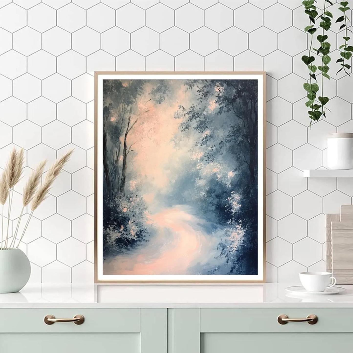 Edgar Degas Inspired Wind Written In Pastel Air paint by number