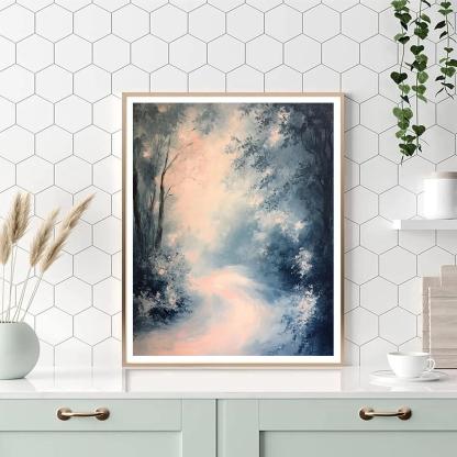 Edgar Degas Inspired Wind Written In Pastel Air paint by number