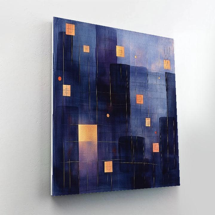 Paul Klee Inspired Harmonics Of The Nebular Interval paint by number