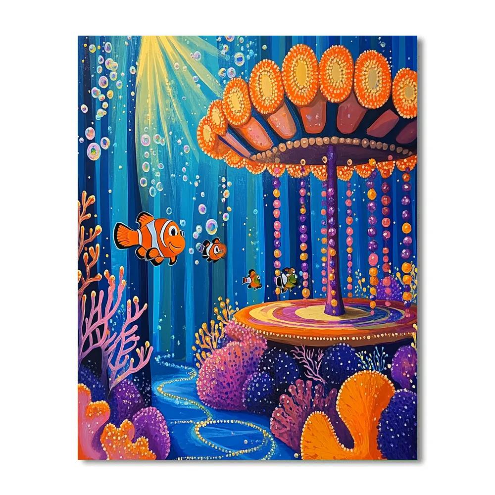 Nemo Coral Carousel Celebration Painting by numbers kit