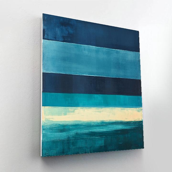 Mark Rothko Inspired Tidal Stillness painting number kit