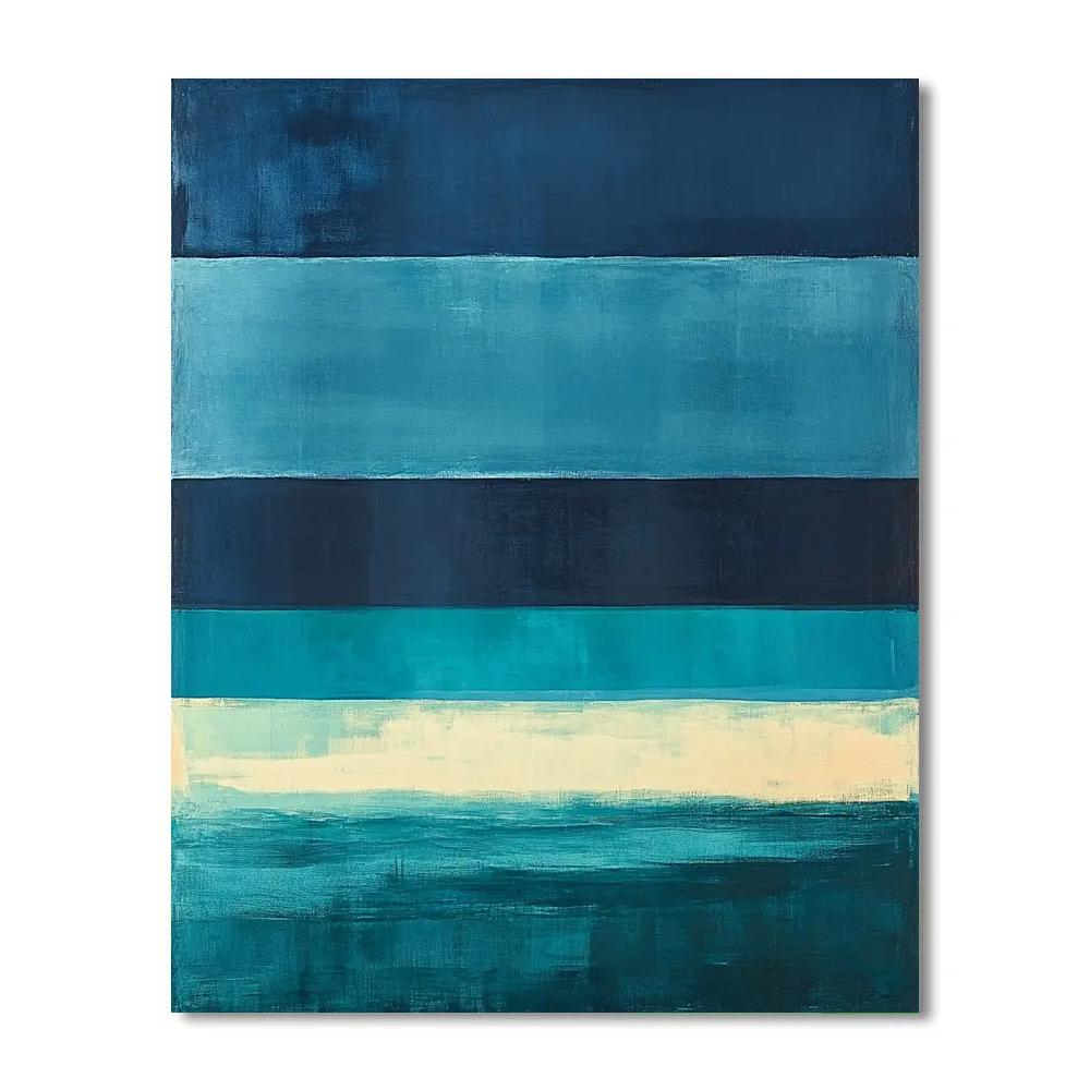 Mark Rothko Inspired Tidal Stillness painting number kit