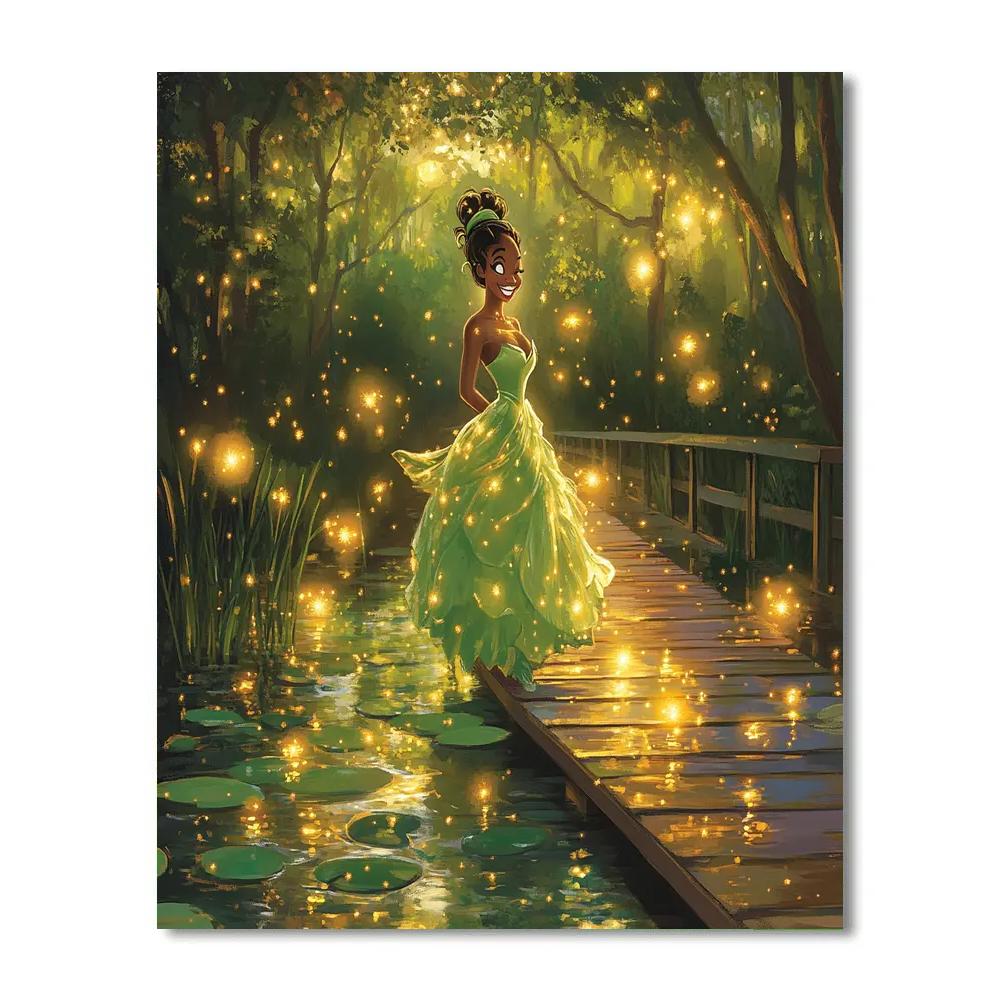 Tiana Bayou Firefly Orchestra Paint by numbers kits