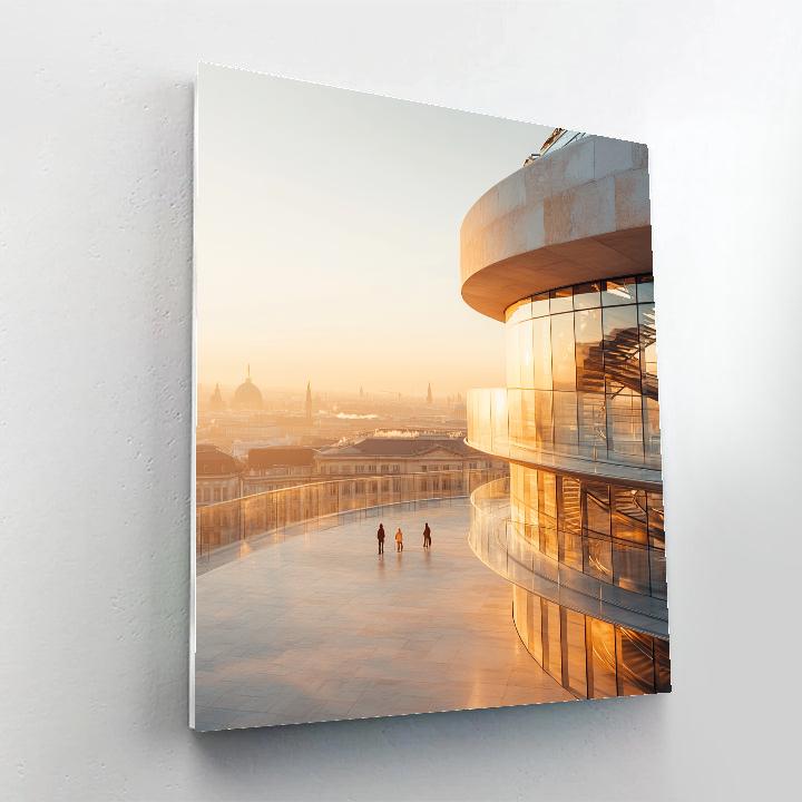 Glass Dome Of The Reichstag At Sunrise Berlin Germany paint by color