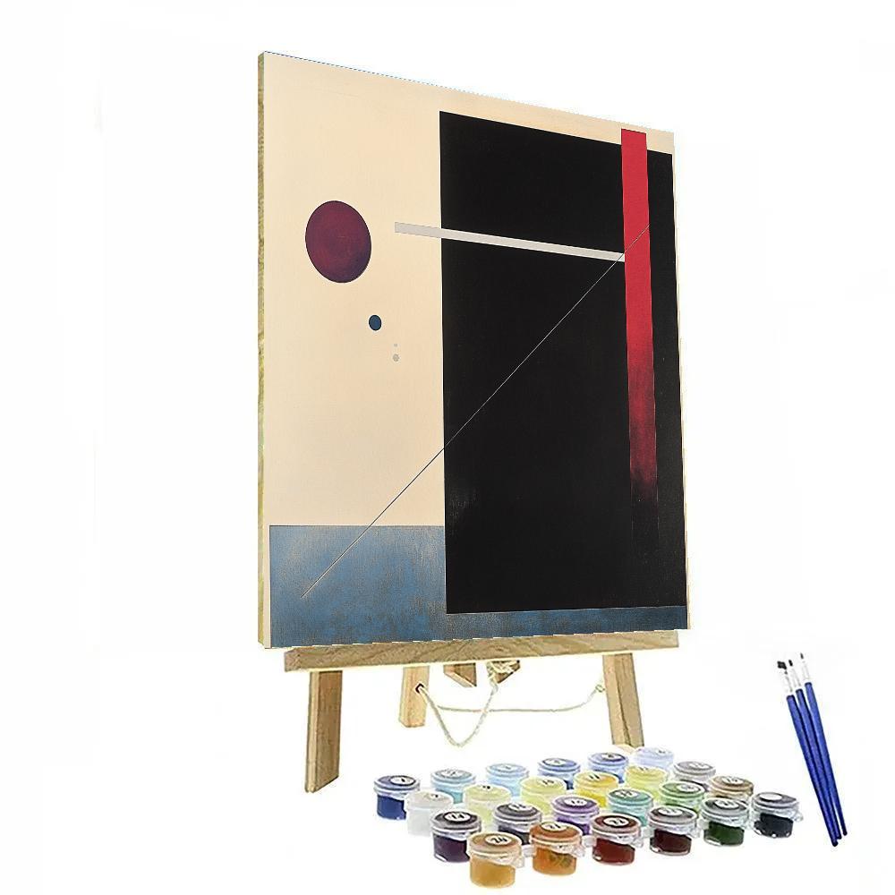 Kazimir Malevich Inspired Event Horizon Geometry paint by number