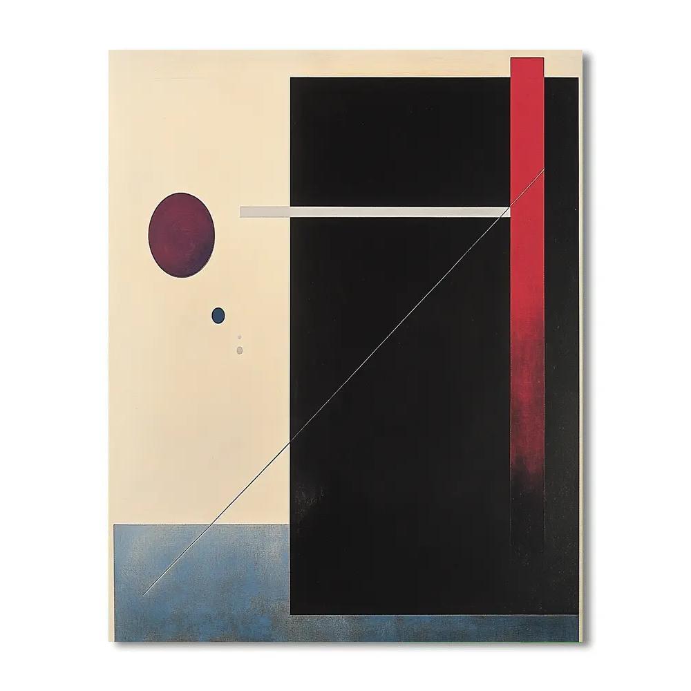 Kazimir Malevich Inspired Event Horizon Geometry paint by number