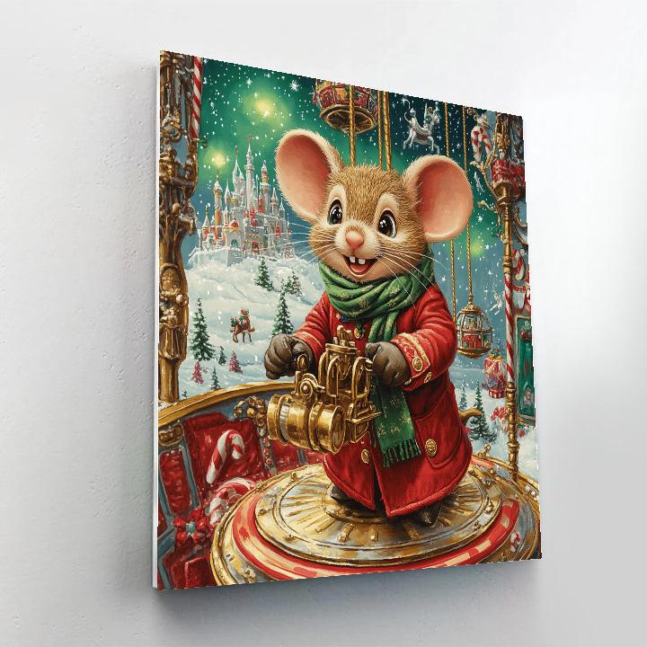 Aurora Comet Toy Carousel Number painting