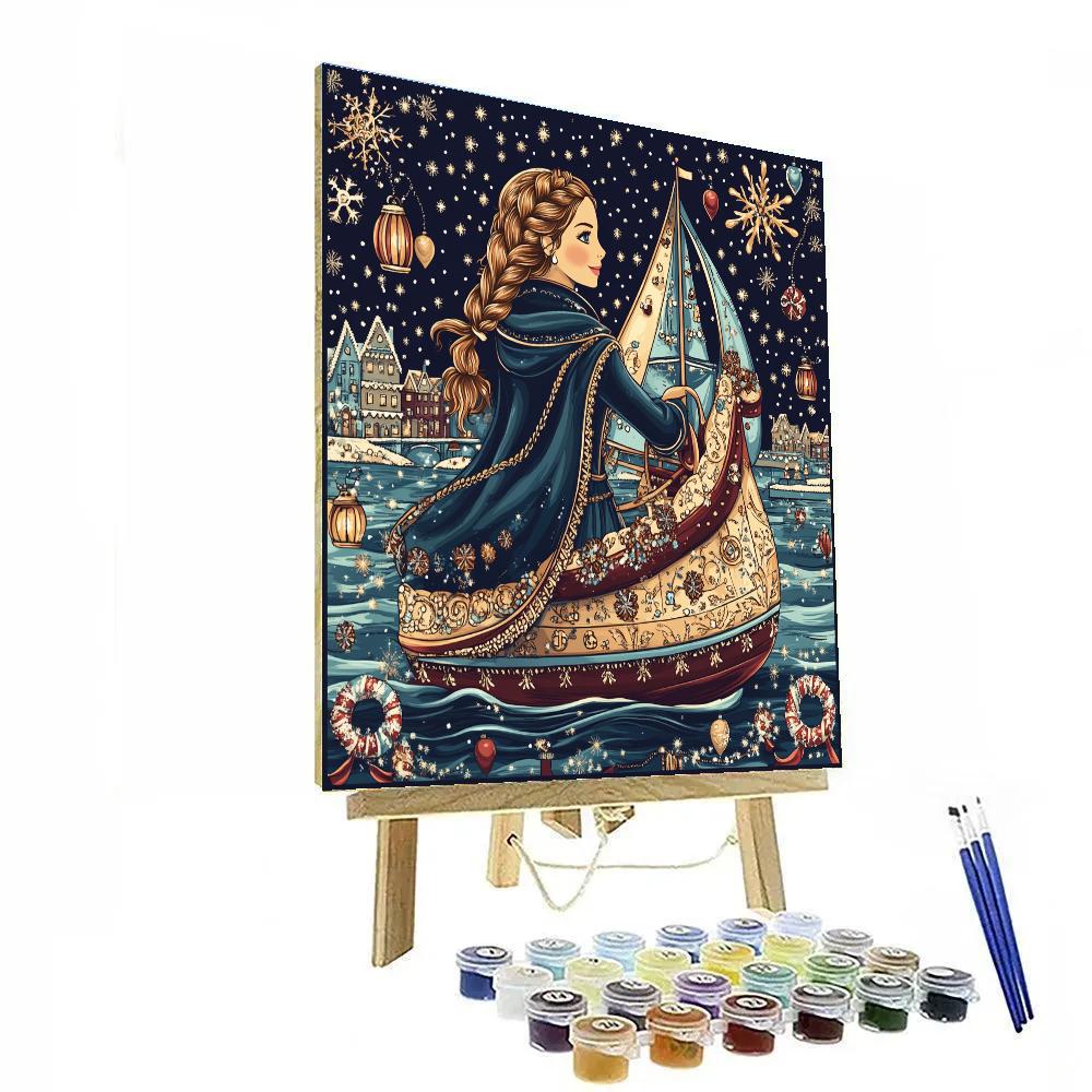Star Harbor Nutcracker Regatta paint by numbers