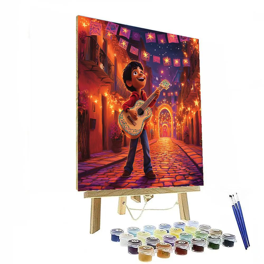 Miguel Coco Guitar Star Alley DIY paint by numbers
