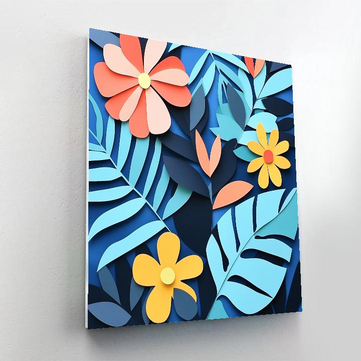 Henri Matisse Inspired Botanical Pattern Wall Art Numbered painting kits