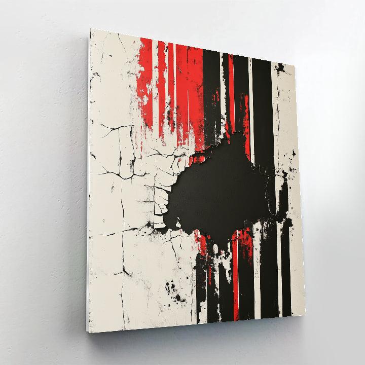 Banksy Inspired Carbon Ghost Atmosphere DIY paint by numbers