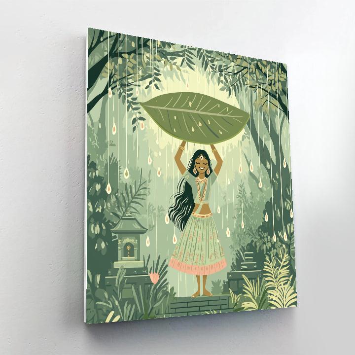 Forest Rain Shield Parvati paint by number