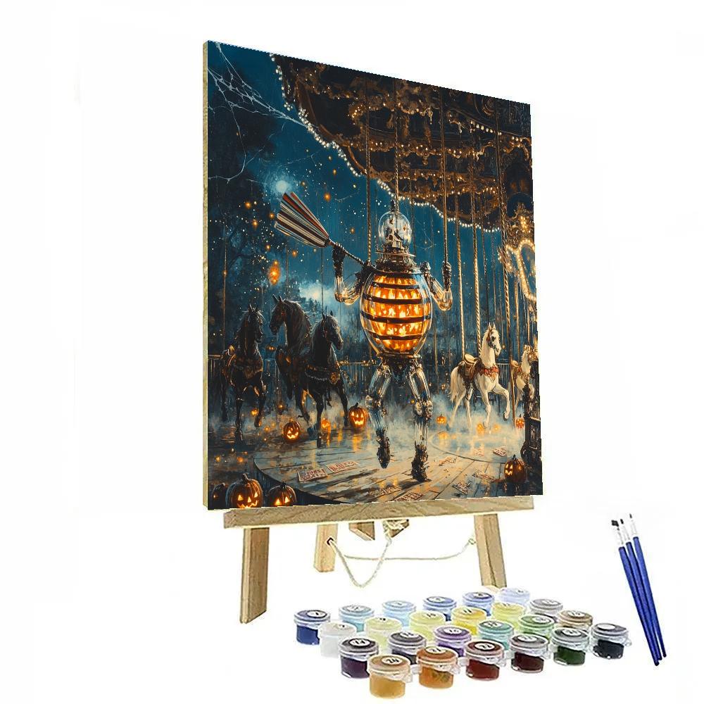 Carnival Of Shadows Haunted Painting by numbers kit
