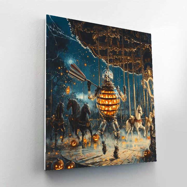Carnival Of Shadows Haunted Painting by numbers kit